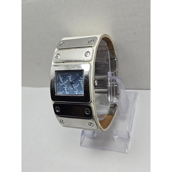 Fender Guitar Leather Cuff Bracelet Watch Rectangle Japan Quartz New Battery main image 9